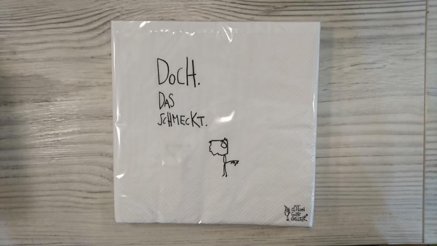 SERVIETTE SCHMECKT DOCH