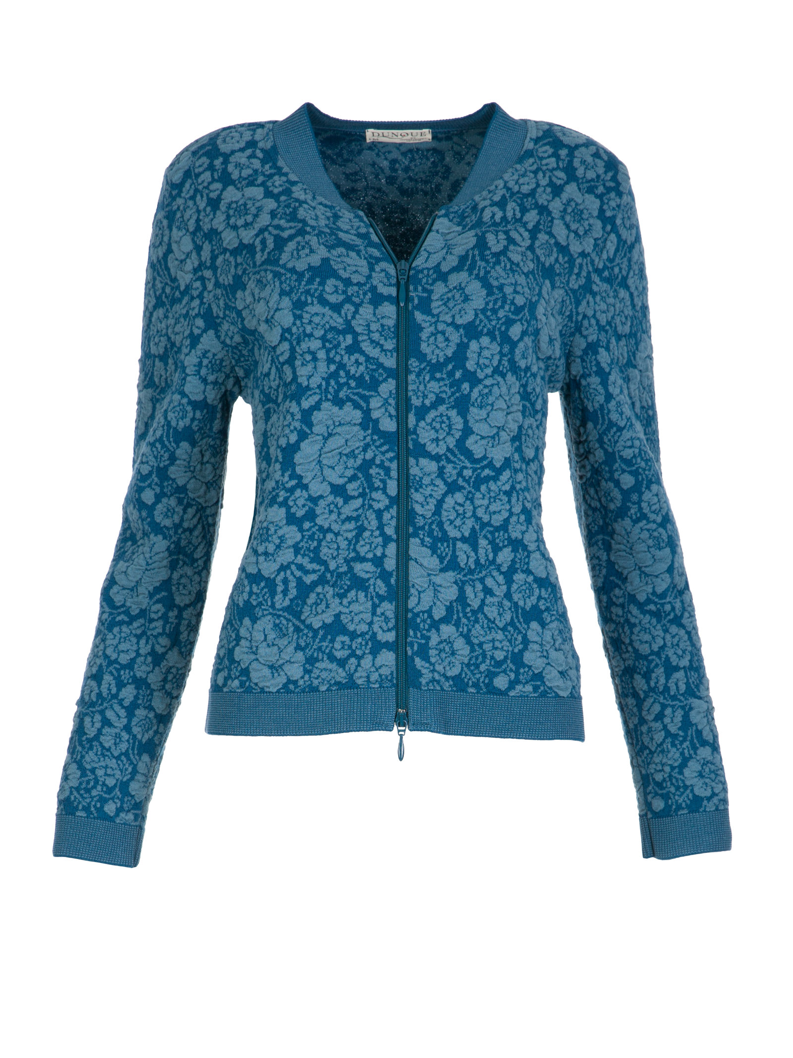 Alles was zählt- Jacke Jacquard floral Bleu