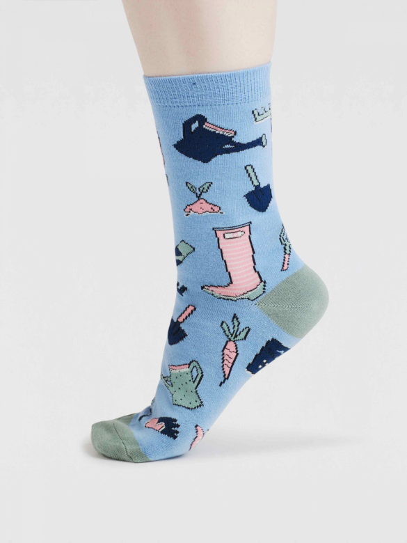 Socken 036 blue