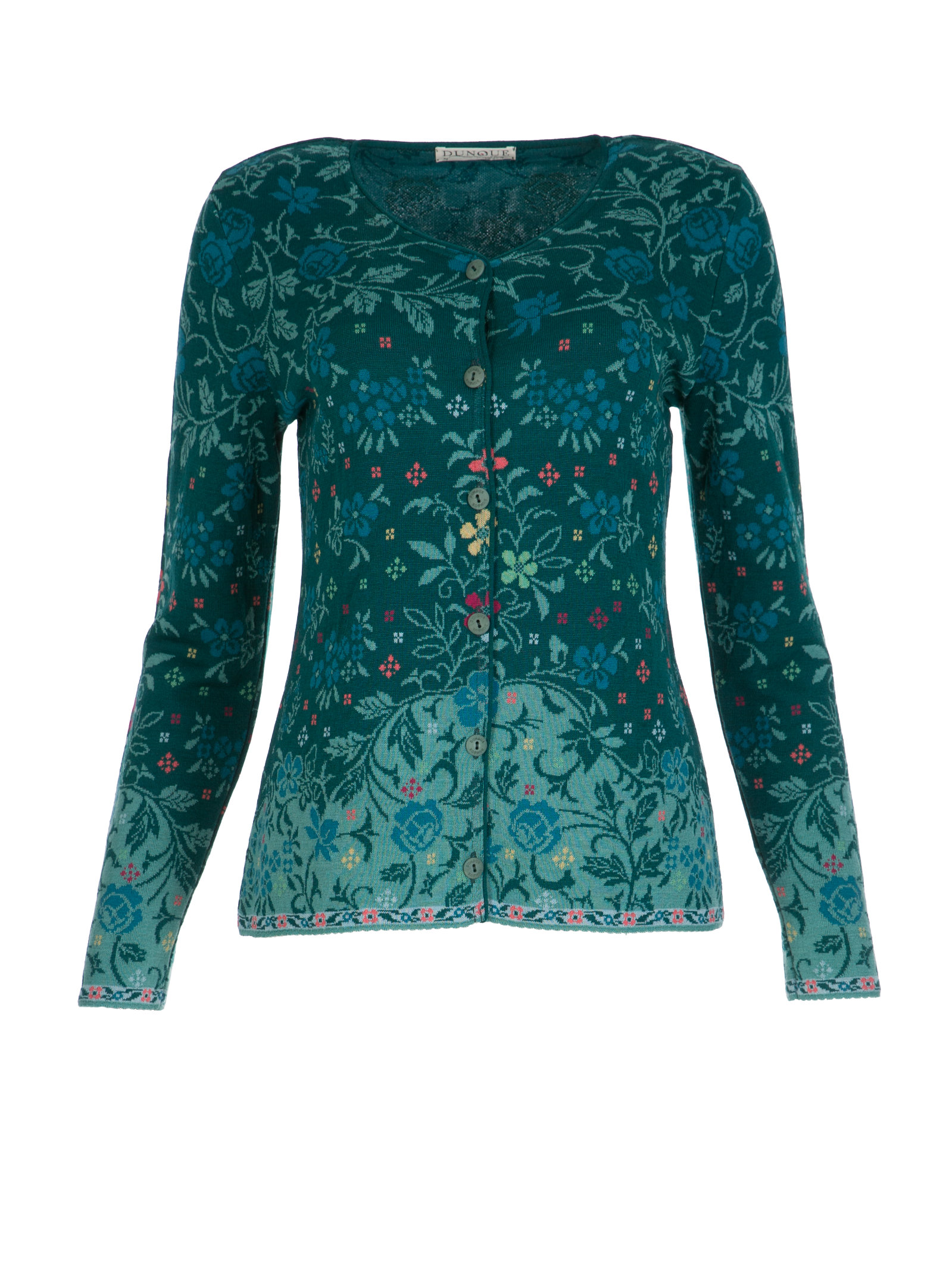 Alles was zählt- Jacke Jacquard floral grün